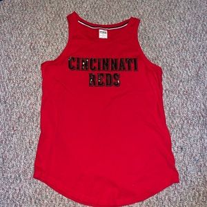 PINK Cincinnati Reds tank